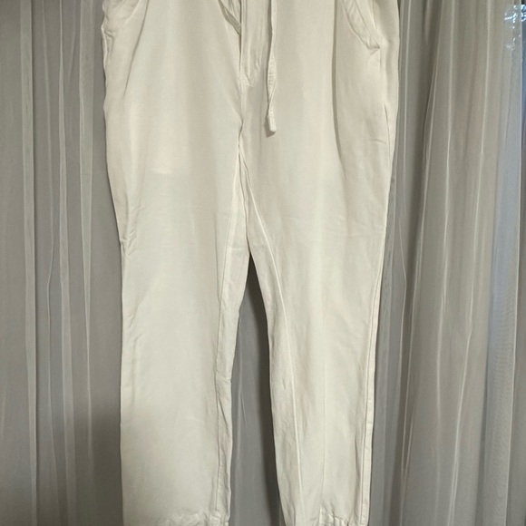 Cubavera Men's Cream Joggers - Picture 1 of 3